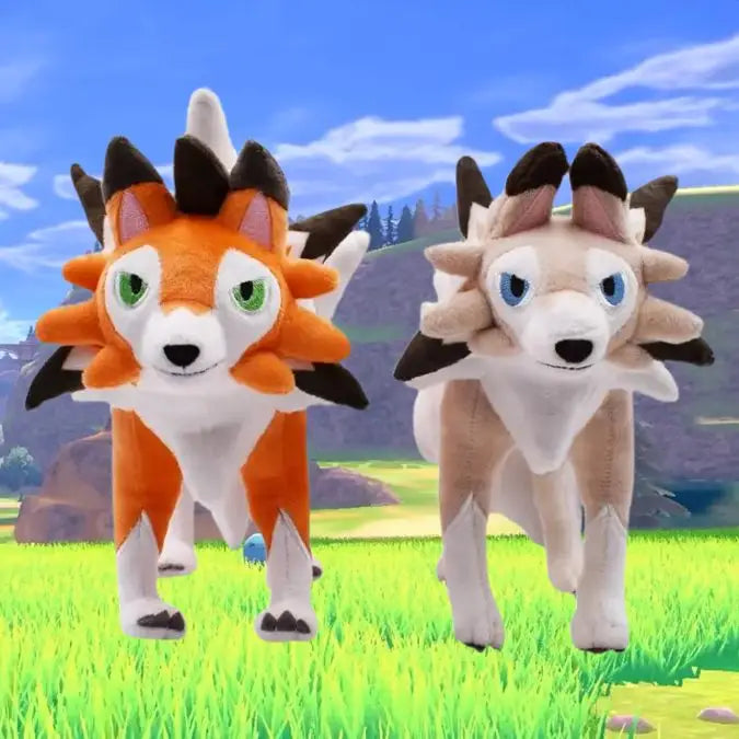Pokémon Lycanroc Night and Day Plush