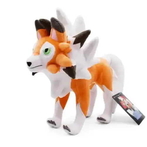 Peluche Pokémon Lougaroc Nuit Jour, adorable peluche Lougaroc Midday Form