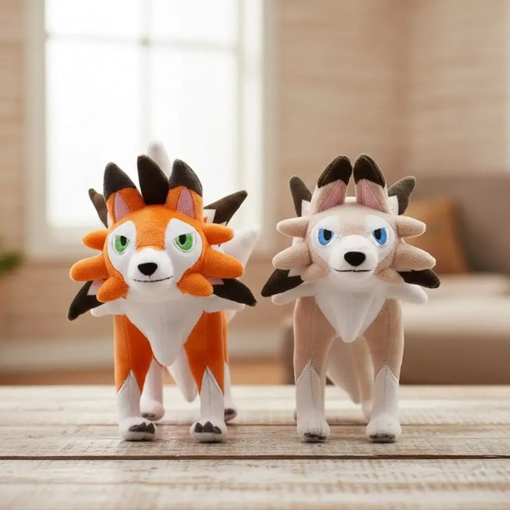 Pokémon Lycanroc Night and Day Plush
