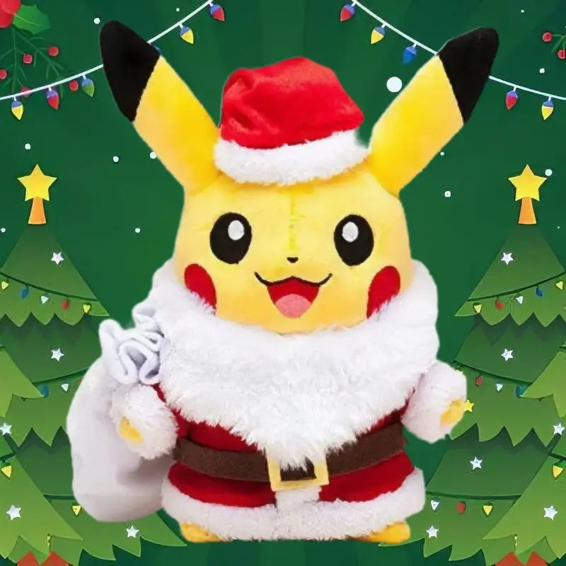 Pokemon Pikachu Santa Plush Toy