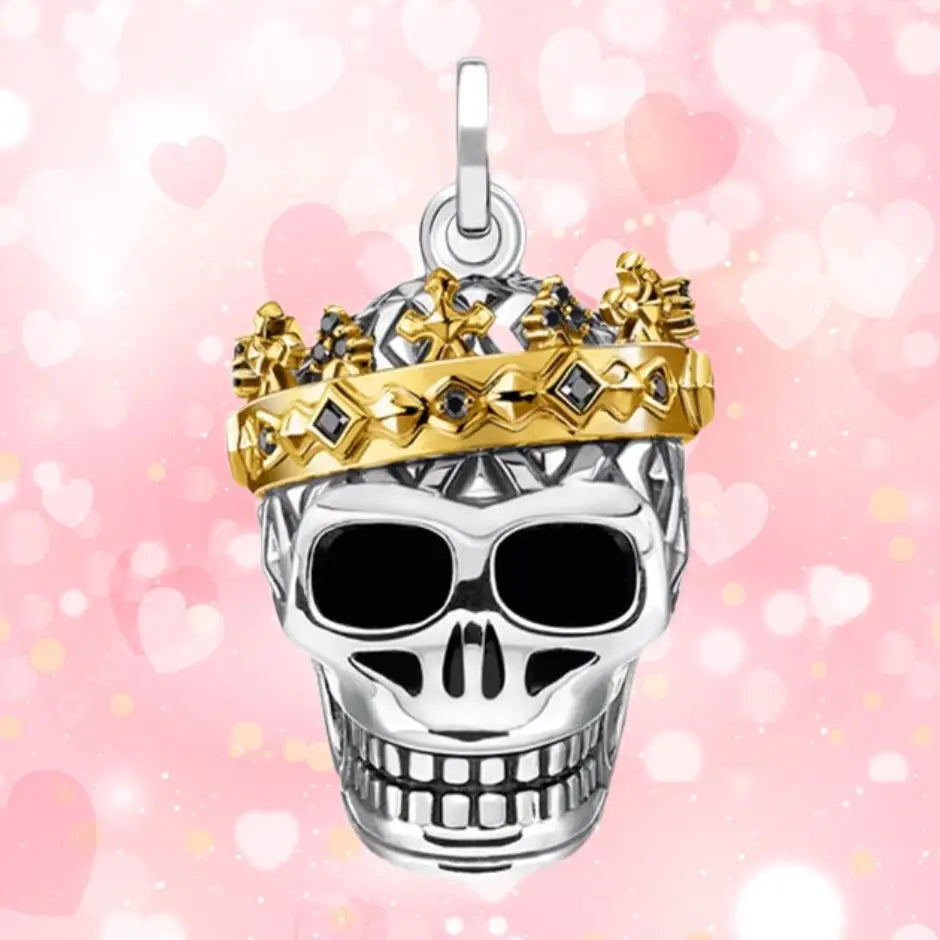 Crowned Skull Pendant