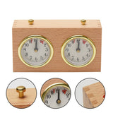 Pendule d'échecs Mécanique en Bois