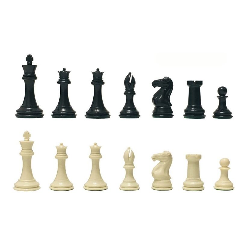 Pièces d'échecs Staunton lestées