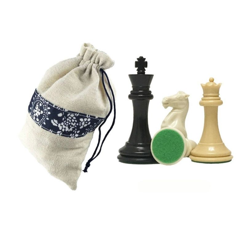 Pièces d'échecs Staunton lestées
