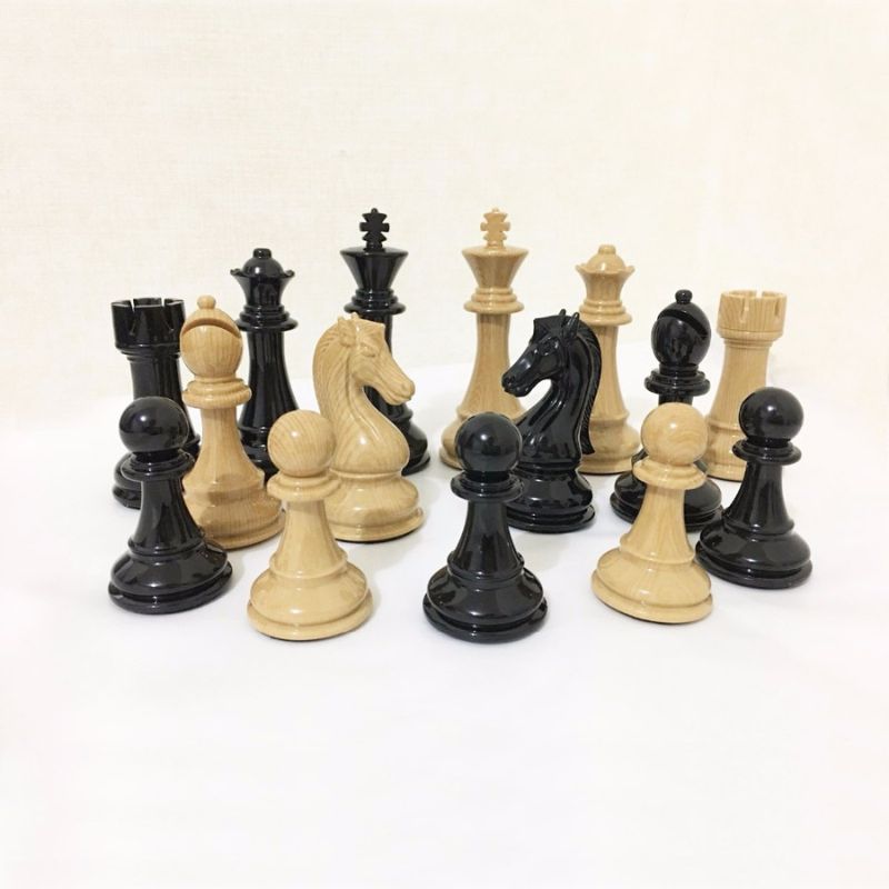 Pièces d'échecs Staunton Lestées