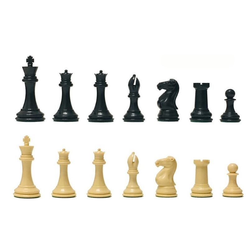 Pièces d'échecs Staunton lestées