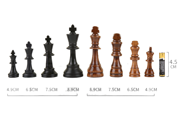 Jeu d'Échecs Portable en bois