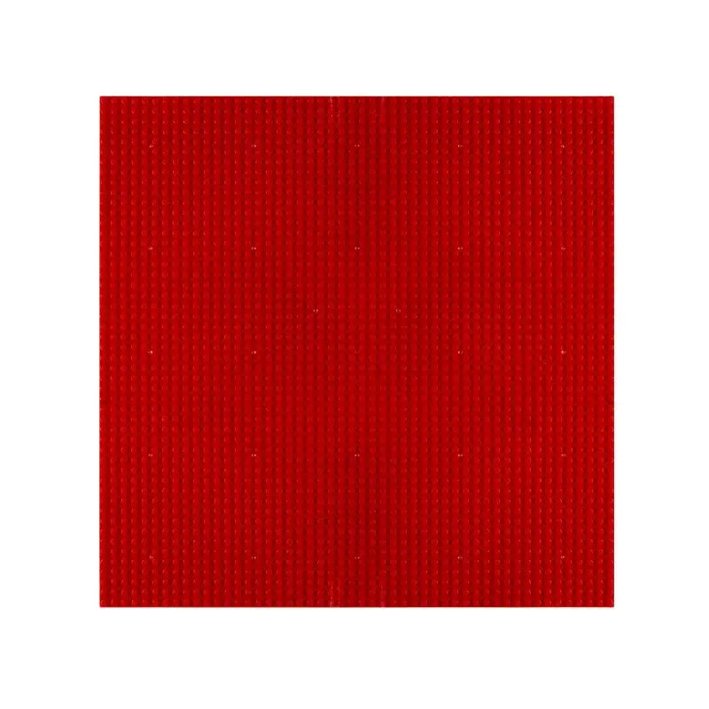 Carré de tissu rouge texturé pour base classique lego 40x40cm adapté pour montage de plaques lego