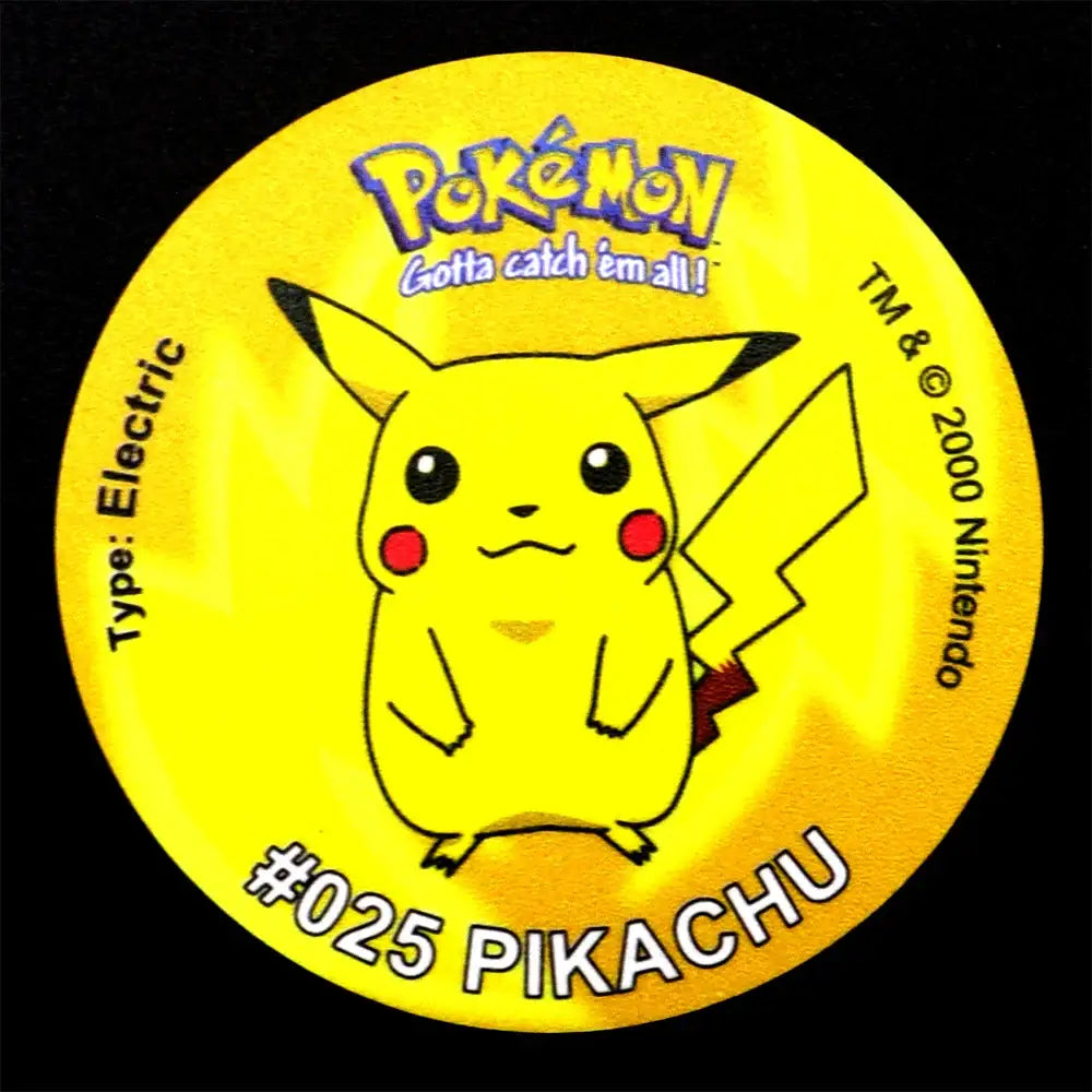Pogs Tazos Pokemon Round Cards