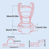 Baby carrier - ergonomic 3-in-1 all positions, front and back (0-48 Months)