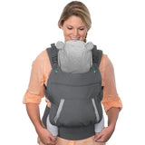 Ergonomic physiological baby carrier - grey
