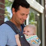 Ergonomic physiological baby carrier - grey