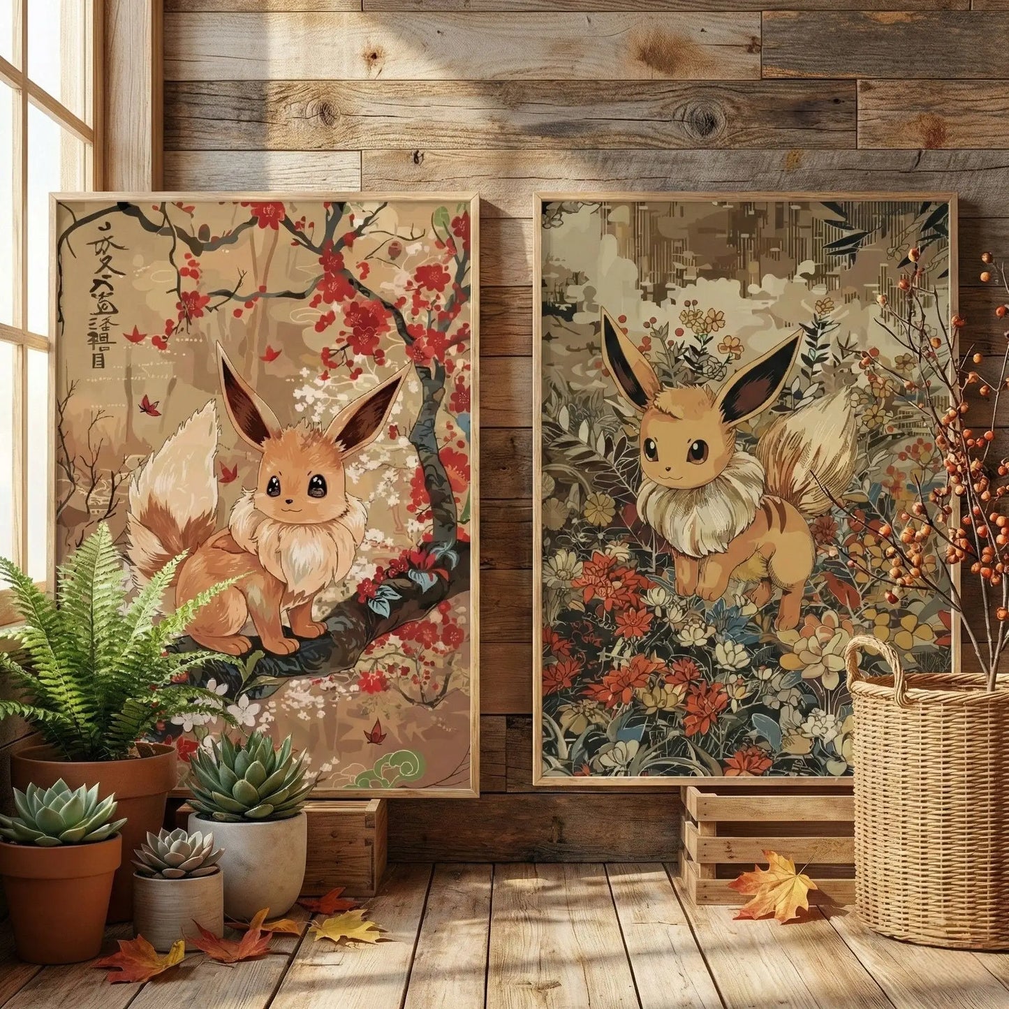 Pokémon Nature Painting Poster