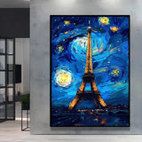 Vibrant poster pokémon featuring pikachu and snorlax in van gogh style with nuit étoilée blue and gold canvas