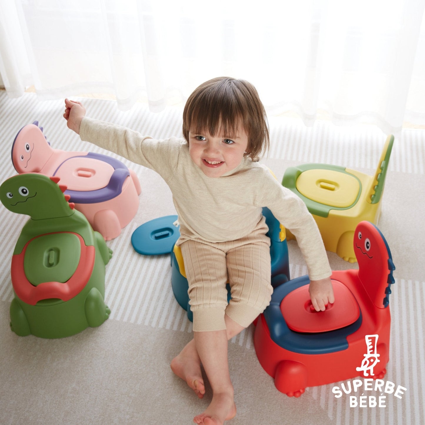 Pot bébé d'apprentissage de la propreté DINO