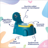 Pot bébé d'apprentissage de la propreté DINO