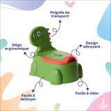 Pot bébé d'apprentissage de la propreté DINO