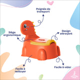 Pot bébé d'apprentissage de la propreté DINO