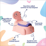 Pot bébé d'apprentissage de la propreté DINO