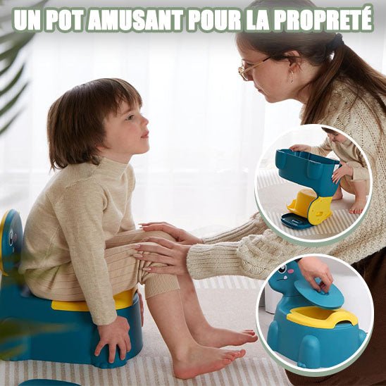 Baby Potty - Blue Dinosaur - Baby Potty Training Seat - Estherbebe