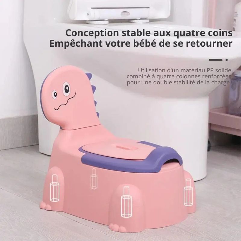 Potty training toilet - Pink Dinosaur - Potty training seat for children