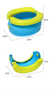 Baby Potty Training Toilet - Foldable Pink Kids' Potty