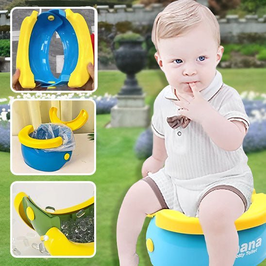 Baby potty - blue baby toilet potty