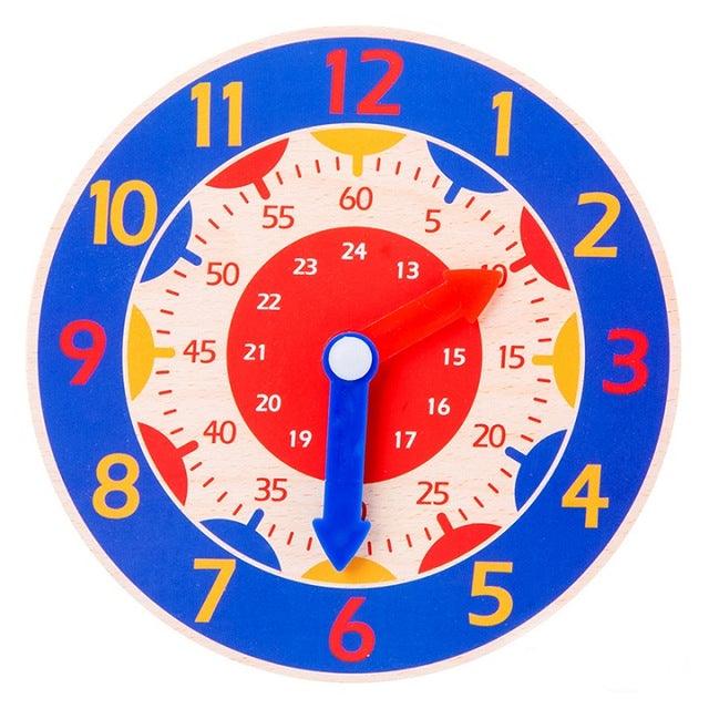 Horloge en Bois Montessori