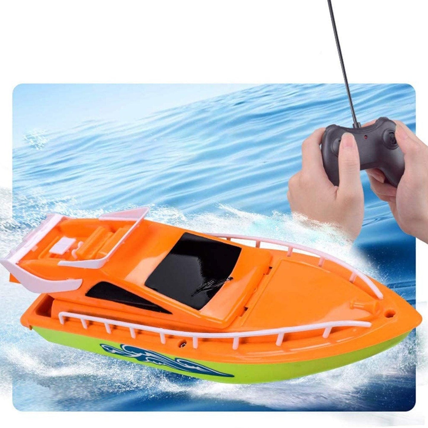 Bateau bleu Télécommandé enfant