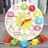 Horloge Puzzle montessori en Bois