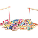 Gioco di Pesca Magnetico in Legno