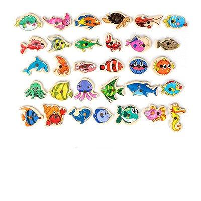 Gioco di Pesca Magnetico in Legno