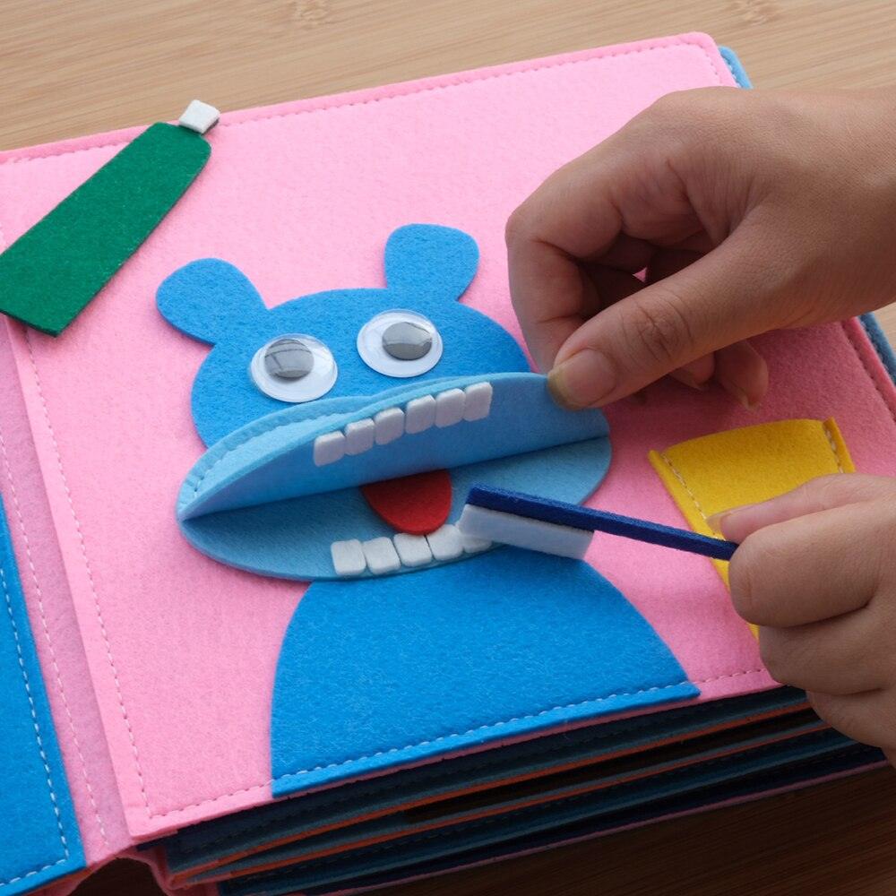 Livre Tissu Montessori Bébé