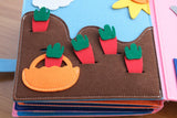 Livre Tissu Montessori Bébé