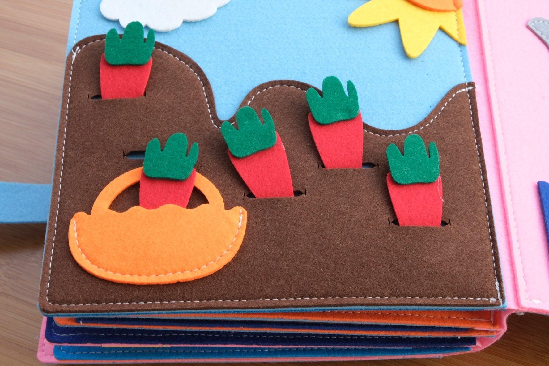 Livre Tissu Montessori Bébé