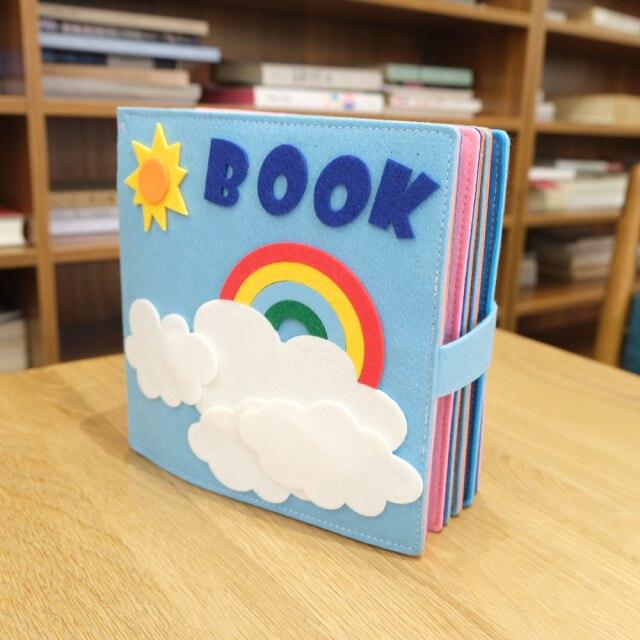 Livre Tissu Montessori Bébé