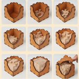 Casse-tête Cube 3D en bois – Fermeture Impossible