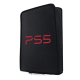 Housse imperméable noire avec logo ps5 rouge pour protection console ps5 slim conçue pour console playstation 5
