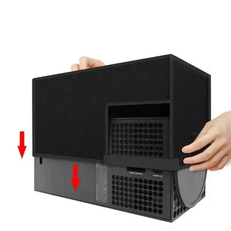 Xbox Series X avec couvercle anti-poussière Protection Ultime en tissu Oxford