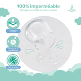 Protège matelas imperméable pour lit bébé