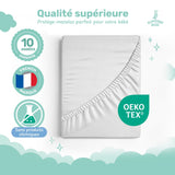 Protège matelas imperméable pour lit bébé