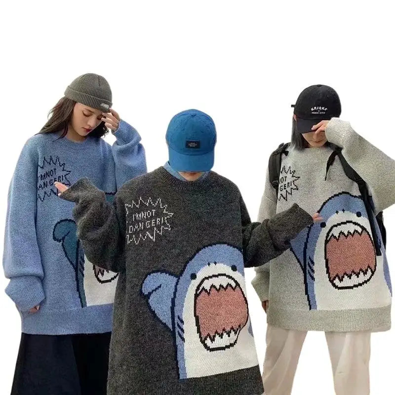 Unisex Shark Turtleneck Sweater
