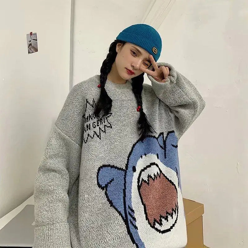 Unisex Shark Turtleneck Sweater