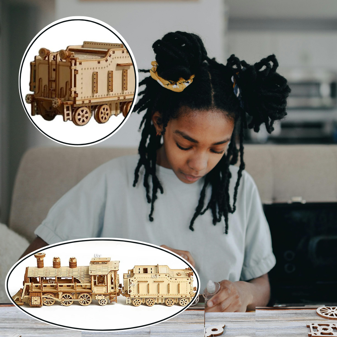 Puzzle 3D | Boizzle™ Duo mini treno e furgone