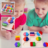 Puzzle BEBE | Forme geometriche Édulobois™