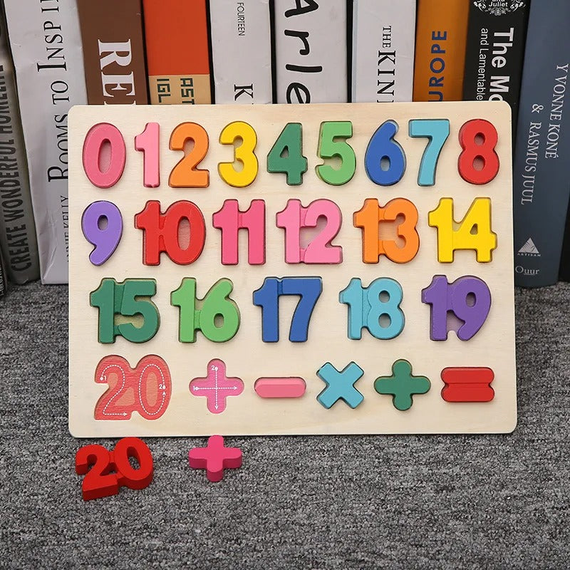 Puzzle NEONATO | Édulobois™ cifre e numeri