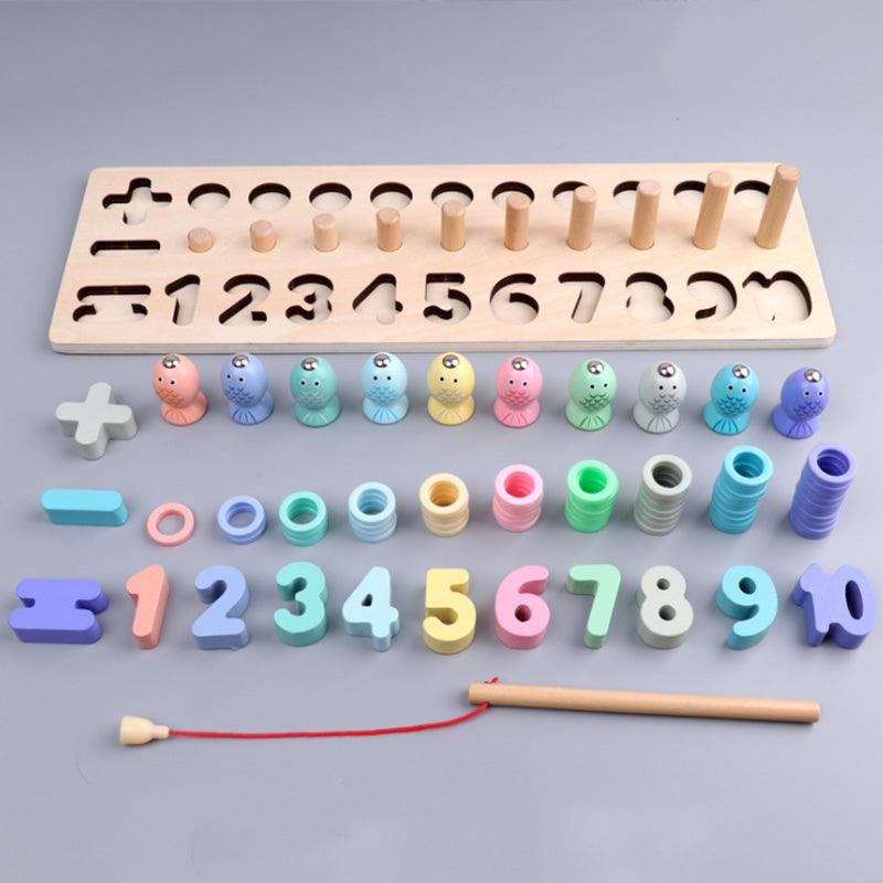 Puzzle éducatif en bois Montessori pour enfant