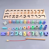 Puzzle éducatif en bois Montessori pour enfant