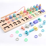Puzzle éducatif en bois Montessori pour enfant