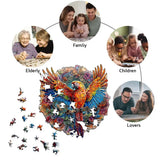 Wooden Animal Puzzle Parrot